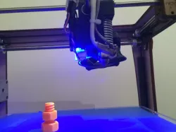 Ultimaker 1 E3D v6 Bowden mount Version 3 with build-in platform light