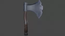 viking ax Low-poly  3D model