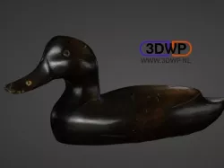 Vintage Duck Decoy 3D Scan