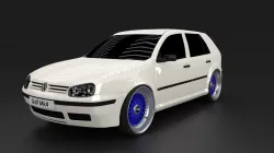 Volkswagen Golf 4 Mk4 3D model