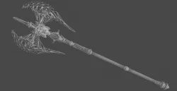 Weapon 02 - Ax 3D model