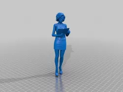 Woman with Notepad