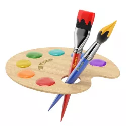 Wooden Artist Palette 3D model