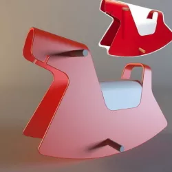 Wooden Toy 02 Low-poly  3D model
