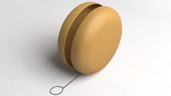 Wooden Yo-yo 3D model