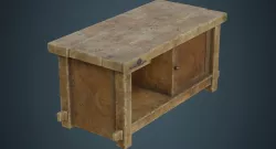 Workbench 2B Low-poly  3D model