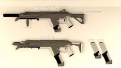 XR-305 RIFLE 3D model