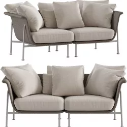 2-seat sofa Janus et cie 3D model
