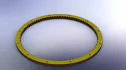250 tooth brass internal ring gear Free 3D model