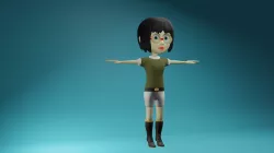 3D lora character model 3D model