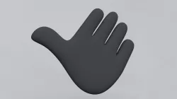  3D model of Hand pose cartoon 3D model