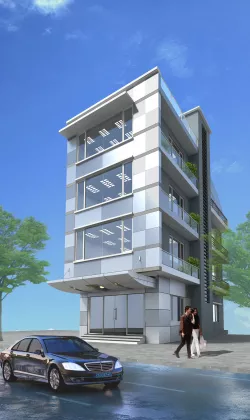  3D Models Small Office Building Free 3D model