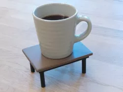 3D-printable coffee table (coaster)