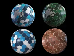 3k and 4k dirty tiles textures Texture