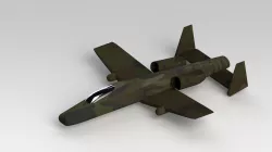 A-10 Thuderbolt II  Free 3D model