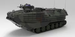 AAVP-7A1 - Assault Amphibious Vehicle Low-poly  3D model