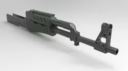 AK47 iarsoft project Free 3D model