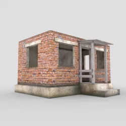 An old house 3D model