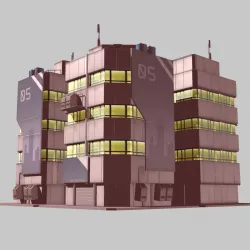 Apartment 1 Low-poly  3D model
