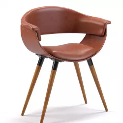 Armchair Monaco Nougat 3D model