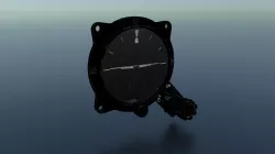 ARTIFICIAL HORIZON GAUGE Low-poly  3D model