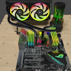 Asus Rog Zenith Extreme Alpha Motherboard Threadripper 2 2990WX 3D model