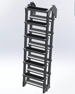 attic ladder Free 3D model