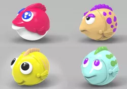 Ball fish 3D model
