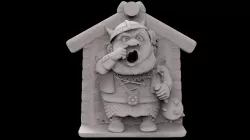 Beast 3d stl models for artcam and aspire Programmes 3D model