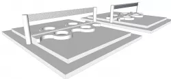Beat Ball transfer Low-poly  3D model