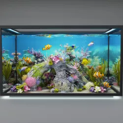 beautiful aquarium  3D model
