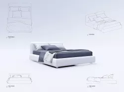 Bed Revit High Quality 3D models 3D model