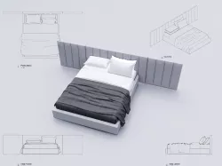 Bed Revit High Quality 3D models 3D model