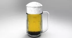 Beer mug Free 3D model