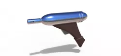 Blaster pistol Q2 from the movie Star Wars Episode 1 3D model