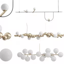 Brand Chandelier Collection set 3D model