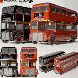  bus routemaster  3D model
