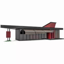 Cafe Coffee Shop 3D model