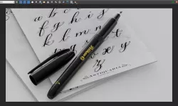 Calligraphy Pen 3D model