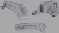 Cargo ship Free 3D model