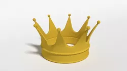 Cartoon Crown 3D model