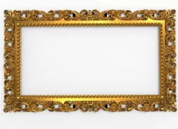 carved frame  3D model