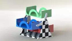 CD stand Free 3D model