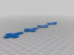 Chainlink Finnish Flag Bracelet