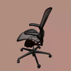 Chair For Office Low-poly  3D model