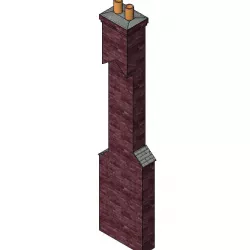 Chimney - Full Height 1 Free 3D model