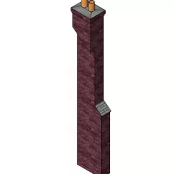 Chimney - Full Height 2 Free 3D model