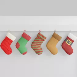 Christmas Socks G39 Low-poly  3D model