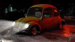 Classic Beetle Cartoon Style 3D model