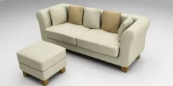 Clear Sofa Free 3D model